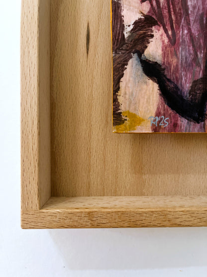 "The Soil Remembers" –  mixed media original (framed)