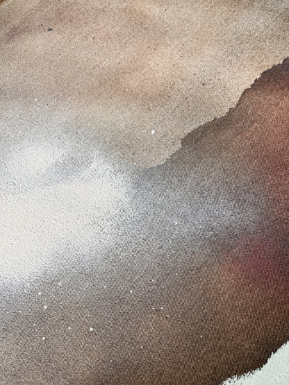 "Pulse" – Mixed-Media-Original inkl. Rahmen