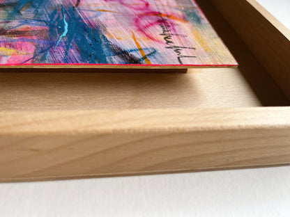 "Tiny Acts of Courage" – mixed media original (framed)