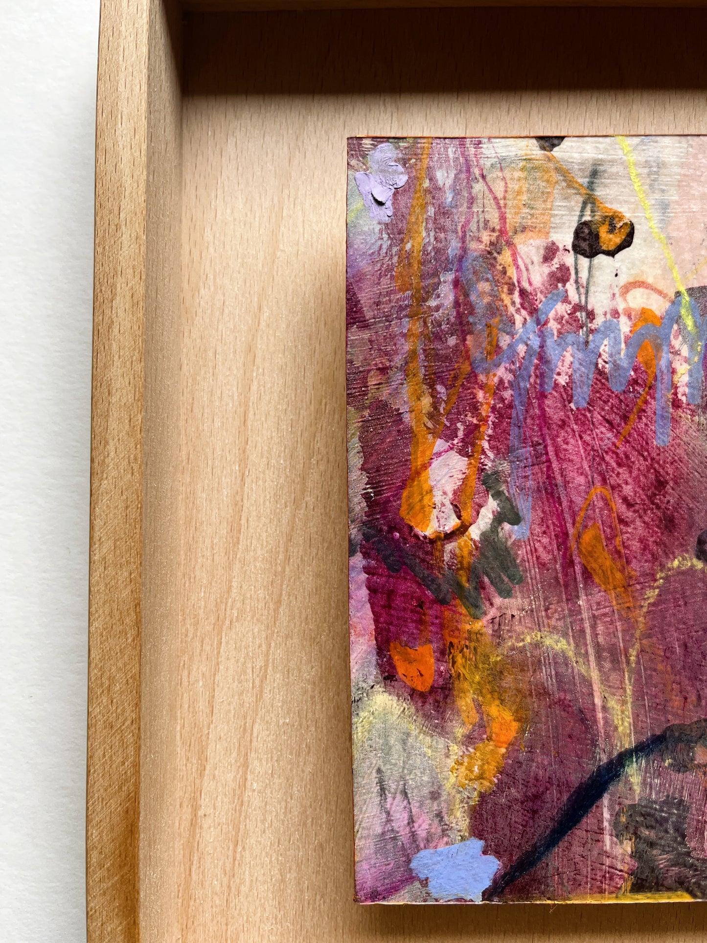 "What I Carried This Year" – mixed media original (framed)