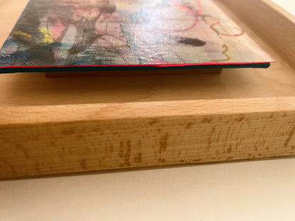 "Things I Didn’t Say" – mixed media original (framed)