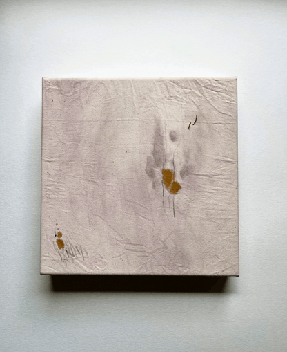 "Roses Don't Rush To Bloom" – Mixed-Media-Original